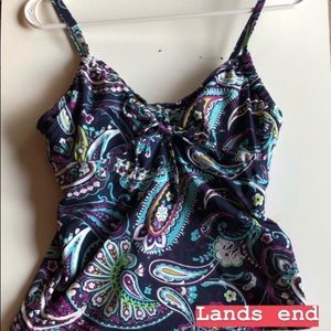Lands ends swim under wire bra